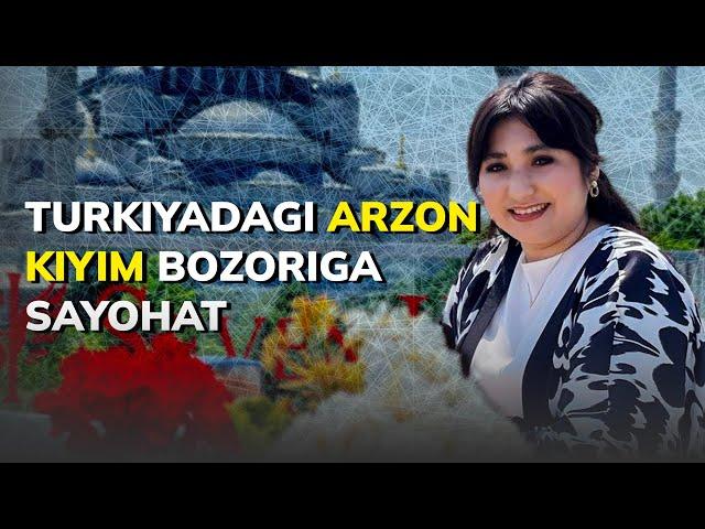 TURKIYADAGI ARZON KIYIMLAR BOZORI // LALILI BOZORI BO'YLAB SAYOHAT // VLOG