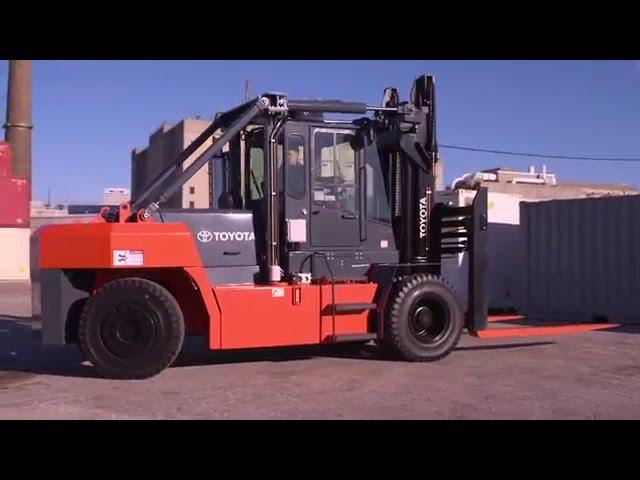 Toyota Material Handling | Products: THD Toyota High-Capacity IC Pneumatic Forklift