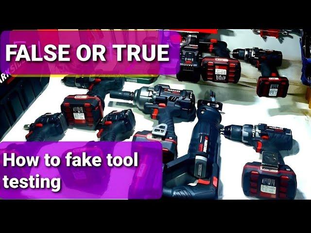 How to fake tool testing