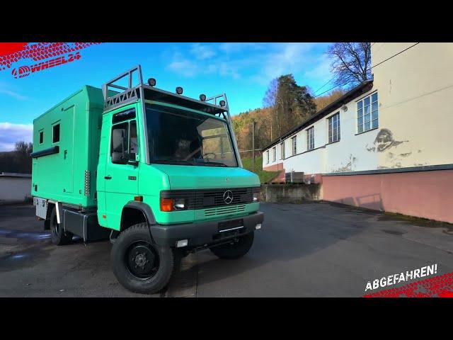 Mercedes Düdo becomes Kermit - the MERCEDES BENZ T2 VARIO is transformed into an expedition vehicle!