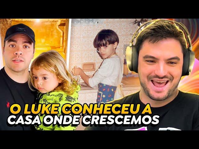 REAGINDO AO LUKE NA CASA ONDE CRESCEMOS - Luccas Neto e eu