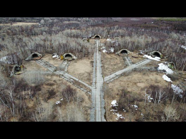 История Сахалина. Советский военный аэродром в п. Смирных.