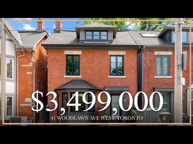 $3,499,000 - Beautifully Finished Home Ideal For Entertaining - 41 Woodlawn Ave West, Toronto