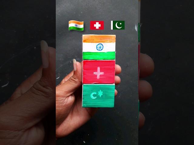 India  Switzerland  Pakistan  flag drawing l independence art l #shorts #art