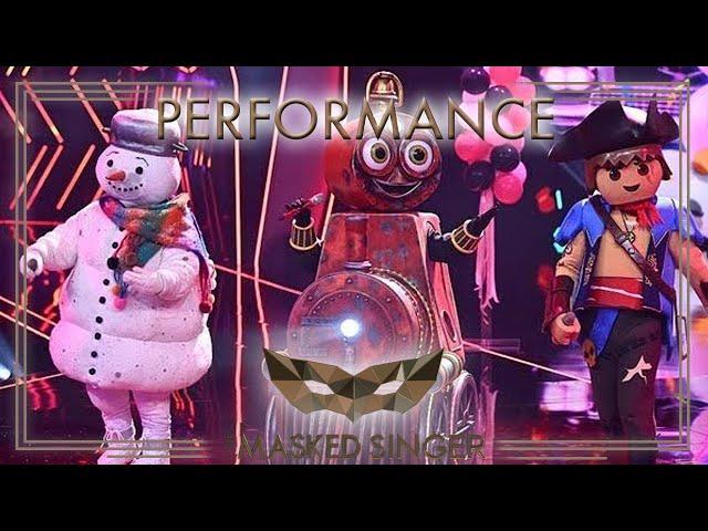 "You're The One That I Want" von John Travolta | Lokomotive und Co. | The Masked Singer | ProSieben