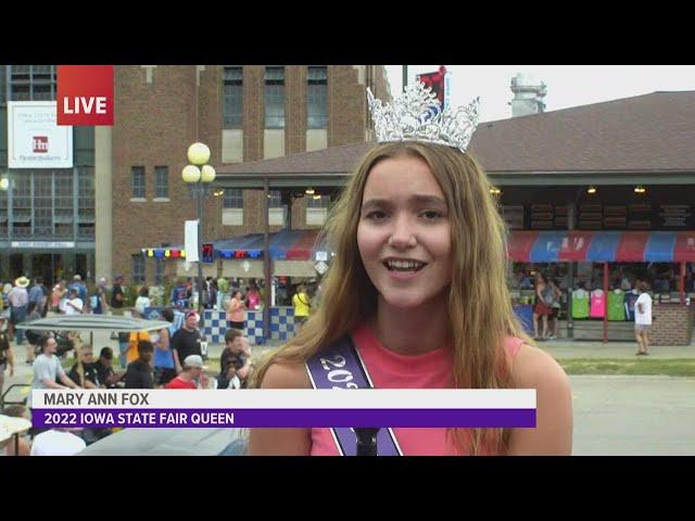 Meet the 2022 Iowa State Fair Queen, Mary Ann Fox