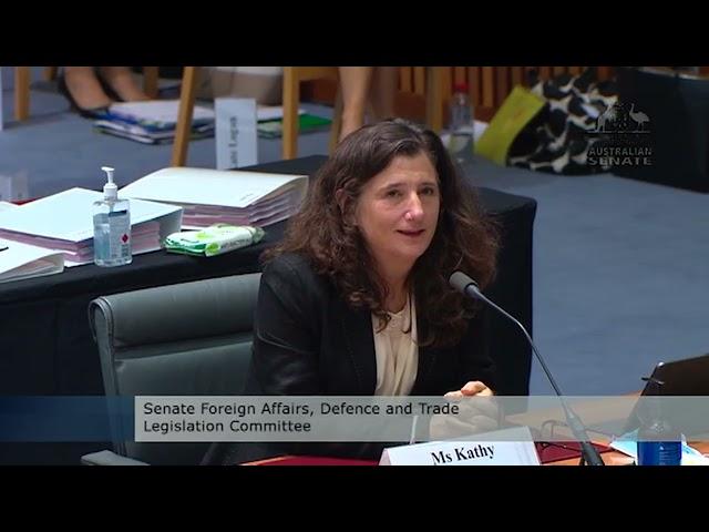 Senate Estimates - Department of Foreign Affairs & Trade - What is a Woman