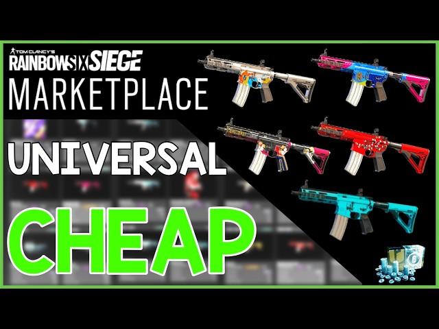 BEST & MOST Affordable Skins on the Marketplace - Rainbow Six Siege