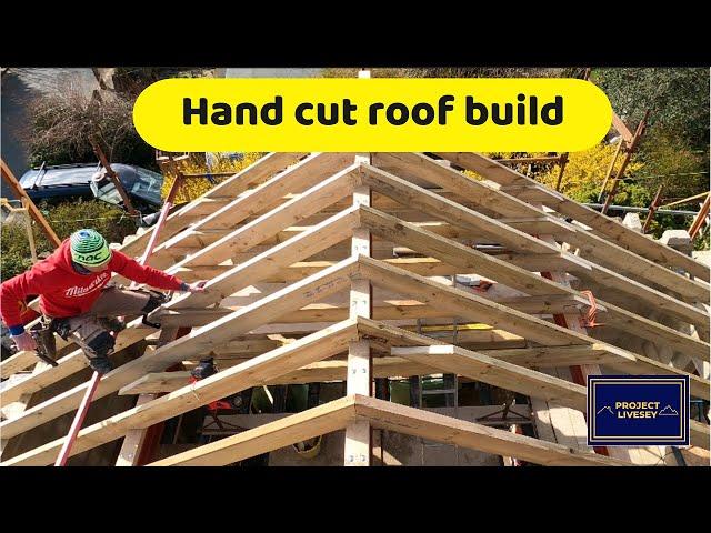 Hand cut roof build