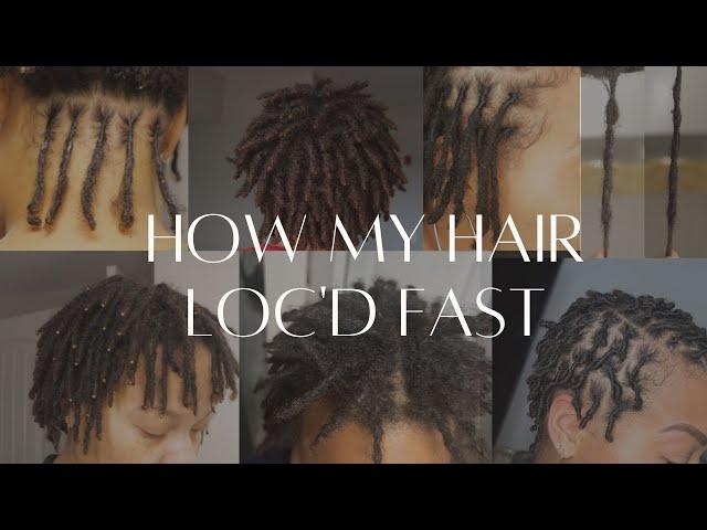 How My Hair Loc'd Fast | Short Locs | Personal Experience