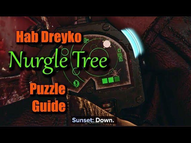 Hab Dreyko (Nurgle Tree) Auspex Puzzle Guide | Darktide Explainer