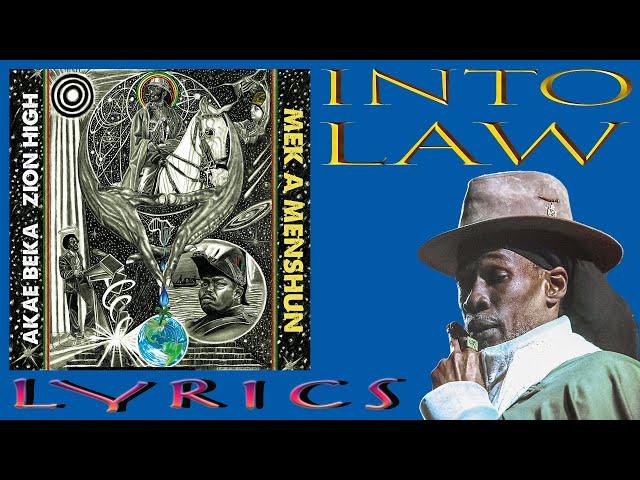 Akae Beka - Into Law (Lyrics)