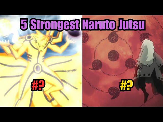 The 5 Strongest Jutsu in Naruto l #shorts