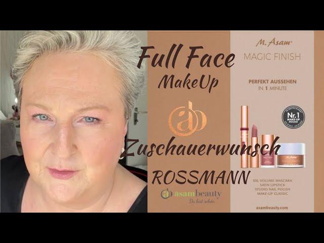 Full Face MakeUp mit Asambeauty | ROSSMANN Einkauf/ Zuschauerwunsch | beautyoverageAstrid