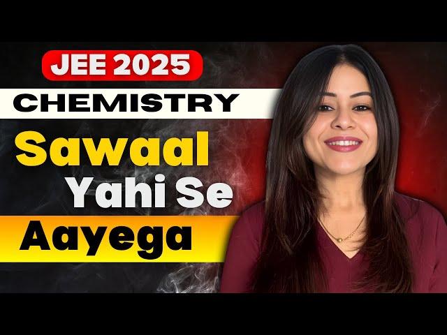 99%ile Chemistry Checklist for JEE Main 2025 #jee2025