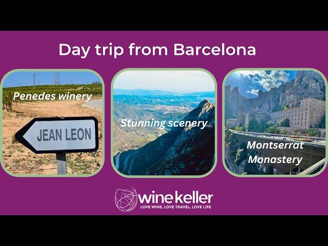 An amazing day trip from Barcelona - visit top Penedes winery and famous Montserrat Monastery