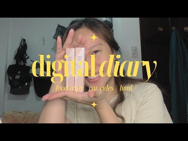 digital diary # 3 | food trips, movie date, and 6.6 haul from Happy Skin and Issy & Co.