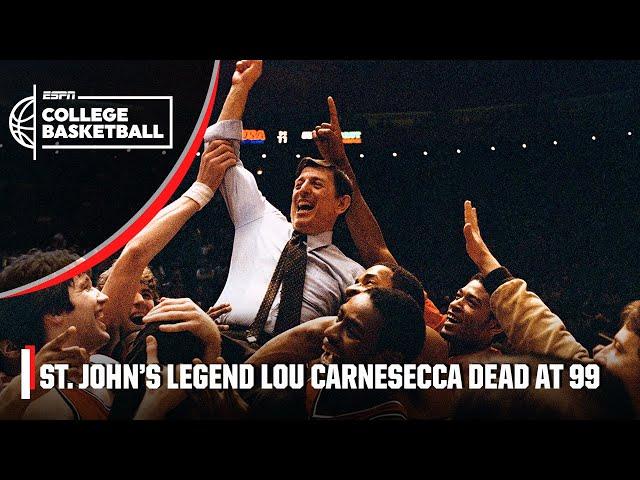 Rece Davis pays tribute to St. John’s coaching legend Lou Carnesecca | ESPN College Basketball