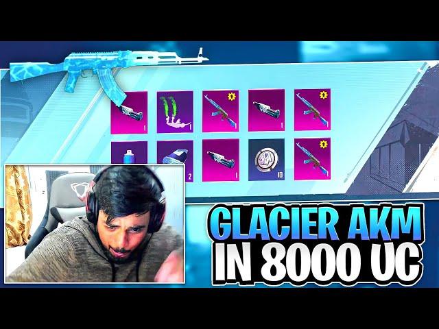 Luckiest AKM Glacier Crate Opening Full Max - New AKM Skin - PUBG MOBILE - FM RADIO GAMING