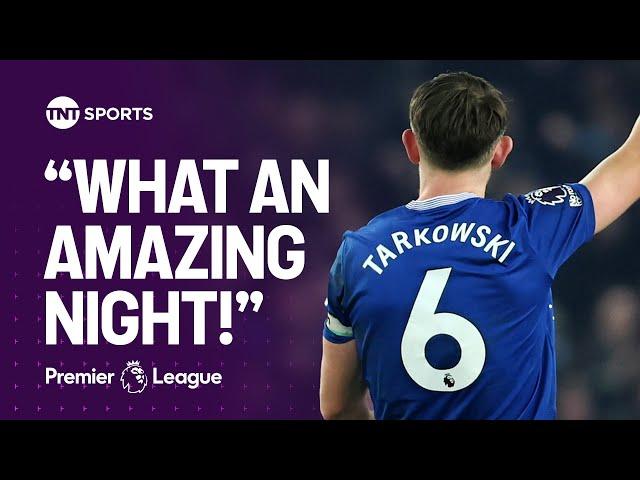 Everton's James Tarkowski reacts after scoring STUNNING equaliser in injury time vs Liverpool 