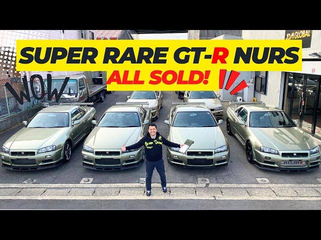 SUPER RARE GT-R R34 MSPEC NURS ALL SOLD!