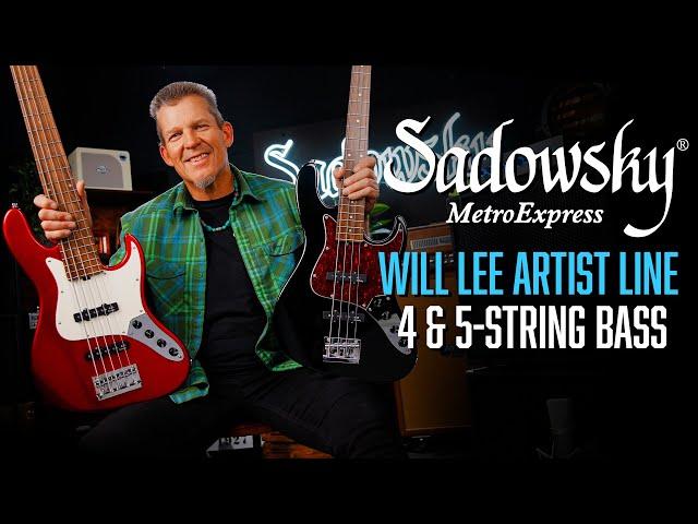 NEW! The Sadowsky MetroExpress Will Lee Signature Model | 4- & 5-String | Demo with Andy Irvine