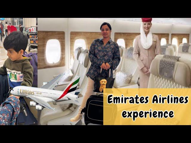 First time Emirates flight ️ experience | Dubai to Cochin