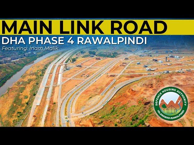 Drone tour of residential plots on 80 feet wide road in DHA Phase 4 Rawalpindi | Property Gupshup