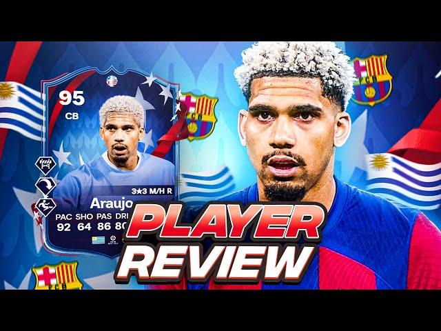 95 COPA AMERICA PATH TO GLORY ARAUJO SBC PLAYER REVIEW | FC 24 Ultimate Team