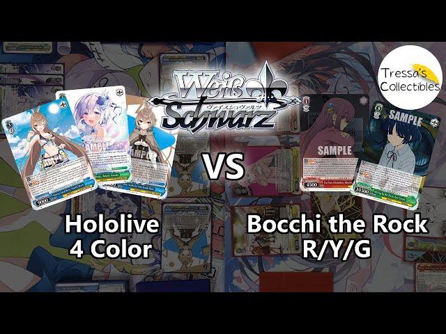 Hololive (4 Color) vs. Bocchi the Rock! (R/Y/G) [Weiss Schwarz]