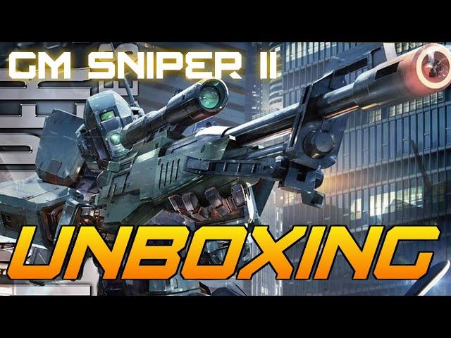 MG 1/100 GM Sniper II UNBOXING