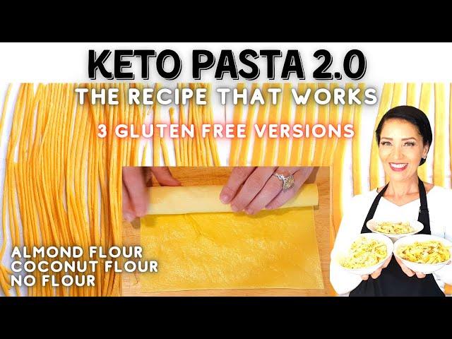 How to Make THE BEST Keto Pasta in 10 Minutes | Reheat & Cook in Sauce | Flour & Dairy Free Option