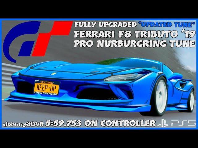 Gran Turismo 7 - Ferrari F8 Tributo '19 Pro Tune | Nurburgring UPDATED Setup | GT7 Ferrari F8 Tune |