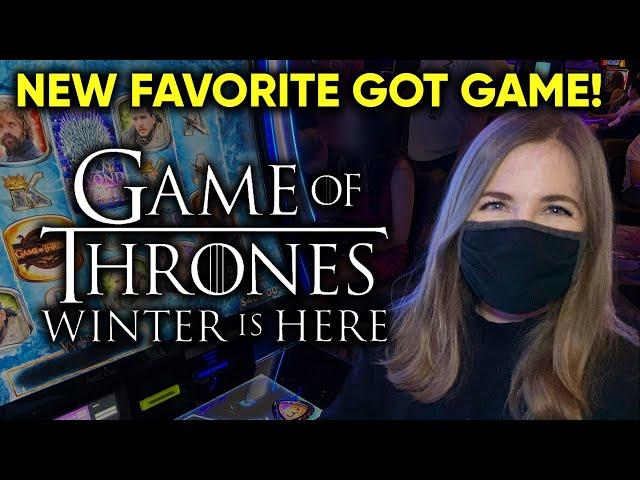 The NEW Game Of Thrones Winter Is Here Slot Machine Is Awesome!! BONUS! BIG HIT!!