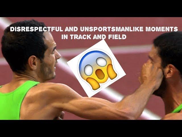 Most Crazy Unsportsmanlike and Disrespectful Moments in Track and Field ● HD ●