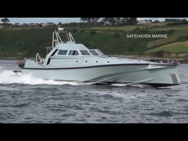 Safehaven Marine's 2nd XSV20 built for Jack Setton, launch video