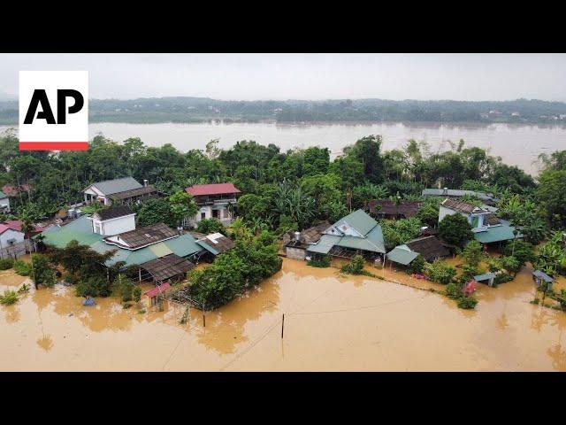 Typhoon Yagi triggers floods, landslide in northern Vietnam as death toll increases