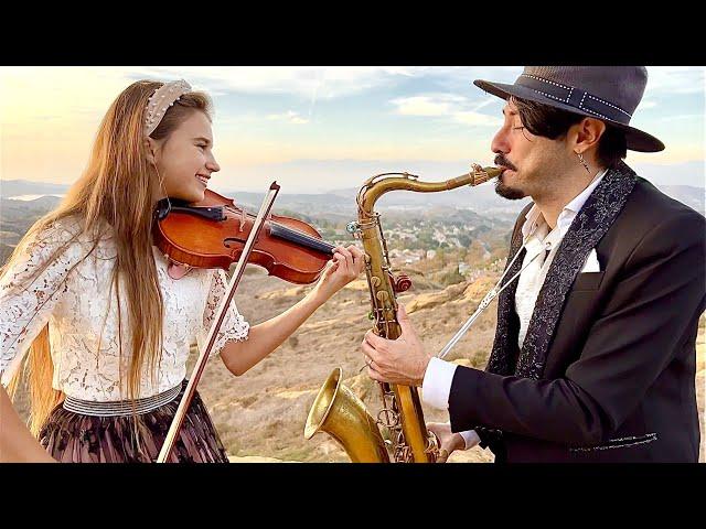 Viva La Vida - Coldplay - Karolina Protsenko & Daniele Vitale Sax - Violin Cover