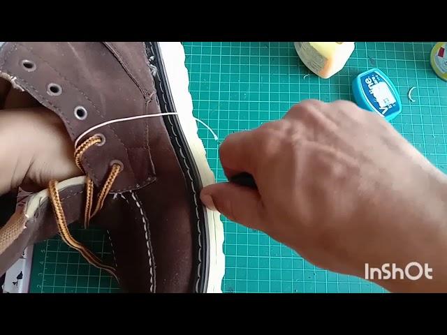 FIX AND SEW SHOES STEP BY STEP/ JAHIT  KASUT