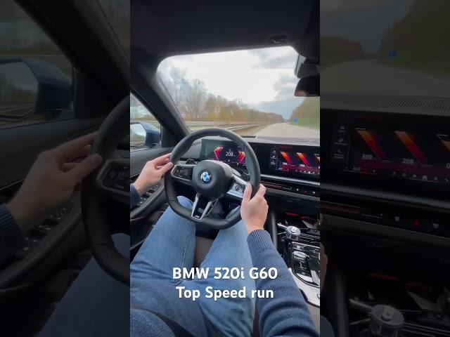 The new BMW 520i takes a while to reach top speed #autotopnl #bmw #520i #5series #m5 #cars #shorts