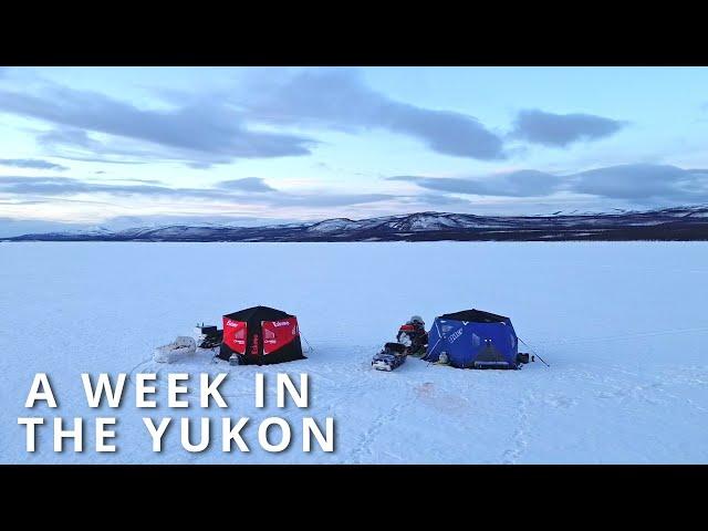 A Week In The Yukon - FILM   (The Greatest Lake Trout fishing on YouTube!)  Ice Camping For 3 days