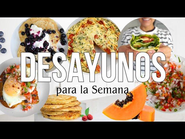 Desayunos para la Semana | realista, saludable #desayunosaludable #michelaperleche