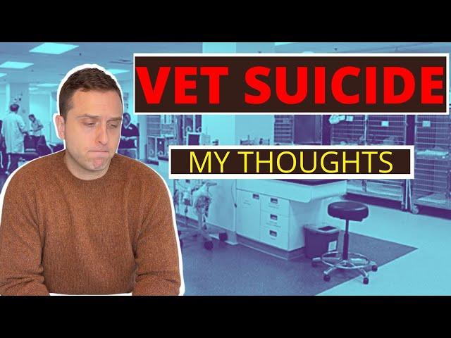 Suicide in Vet Med - One Vet's Perspective