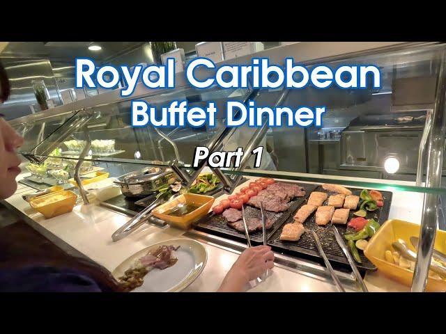 Royal Caribbean Buffet Dinner: Part 1 - Welcome Aboard, Indian & Italian Theme