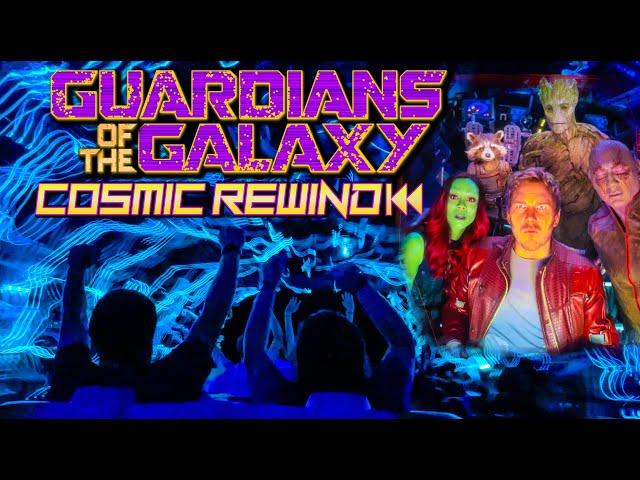 NEW Guardians of the Galaxy: Cosmic Rewind FULL [4K] On Ride POV & Pre Shows- Epcot
