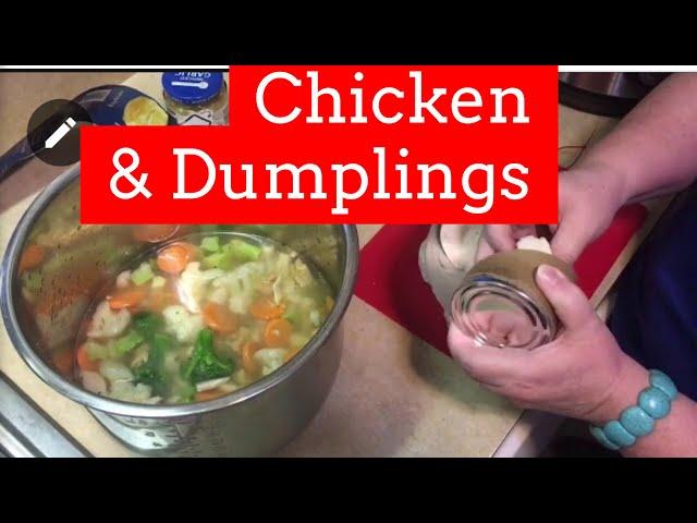 Chicken & Dumplings/Instant Pot Cook with me/ Fall Food Friday #2