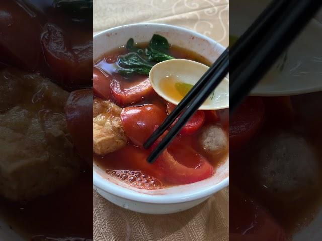  Tempting Tomato Soup Udon Japanese Flavors at the Restaurant! #shorts #noodles #noodlesoup