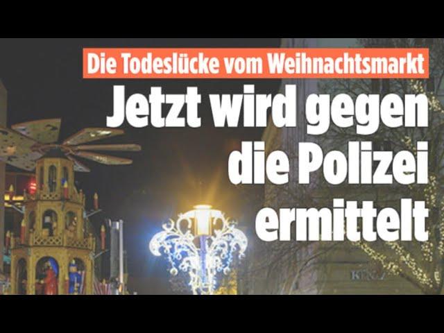 Skandal-Pressekonferenz zum Anschlag auf dem Weihnachtsmarkt in Magbdeburg