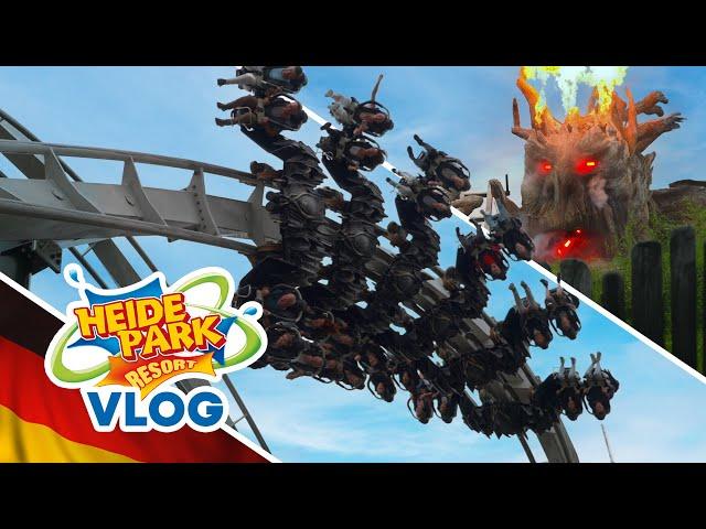 We Went to Heide Park! Riding Colossos, Germany's Most ICONIC Wooden Roller Coaster & More!