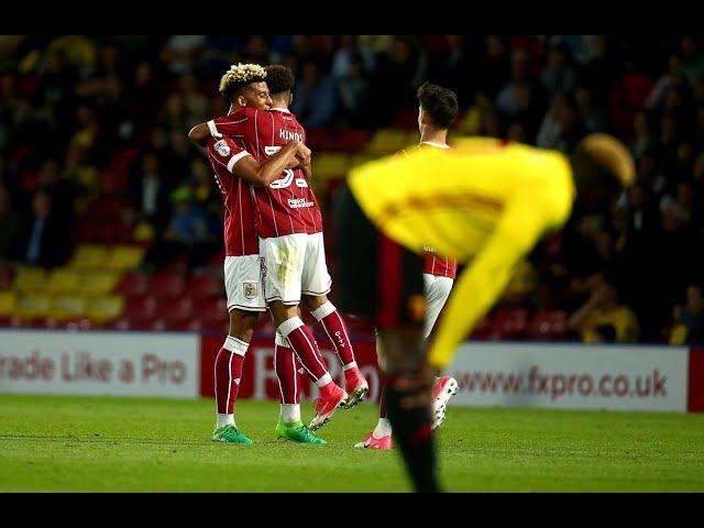 BOOM ! Freddie Hinds wonder goal!! Watford Vs *Bristol City 22/08/2017